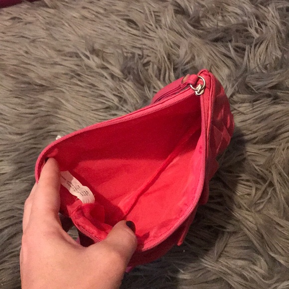 Hot Pink Ruffle Wristlet - Picture 2 of 3